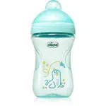 Chicco Advanced Cup 12m+ tréninkový hrnek s brčkem Teal 266 ml