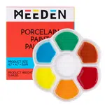Porcelánová paleta pro akvarel – květina