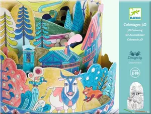 3D Omalovánka Na vrcholku světa