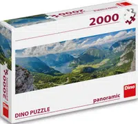 Puzzle Pohled na Alpy 2000 dílků panoramic