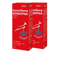 Cemio Kamzíkova konopná bylinná mast chladivá, 2 × 200 ml