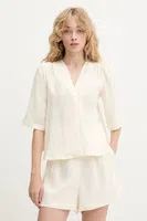 Košile Undress Code dámská, béžová barva, regular, 948