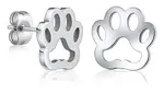 Silvego Ocelové náušnice Tlapky KMM86572