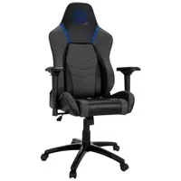 MID.YOU HERNÍ ŽIDLE, vzhled kůže, modrá, šedá, černá