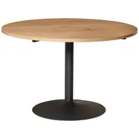 MID.YOU JÍDELNÍ STŮL, černá, barvy dubu, 120/120/76 cm