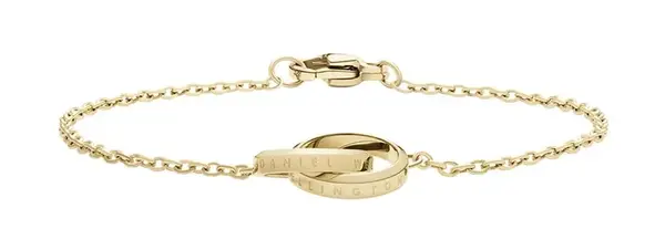 Daniel Wellington Slušivý pozlacený náramek Elan Unity DW0040021 16,5 cm