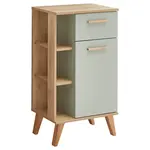 Xora SPODNÍ SKŘÍŇKA, pastelově zelená, barvy dubu, barvy dubu, pastelově zelená, 50,5/89,5/33 cm