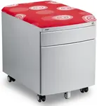 MAYER Kontejner 32P8 čalouněný, 2 šuplíky