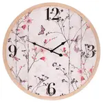NÁSTĚNNÉ HODINY, pink, 58 cm
