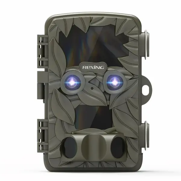 Rexing Woodlens H6 Dual Camera Trail Cam 4K+FHD Ultra HD Video (Open Box – Final Sale)