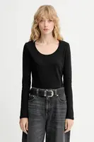 Bavlnené tričko s dlhým rukávom Calvin Klein