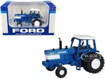 Ford TW-35 Tractor 2WD with Duals Blue with White Top 1/64 Diecast Model by SpecCast