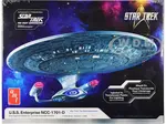 Skill 2 Model Kit U.S.S. Enterprise NCC-1701-D Space Ship "Star Trek The Next Generation" (1987-1994) TV Series 1/1400 Scale Model by AMT