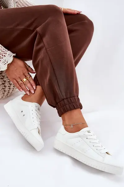 BIG STAR SHOES Nízké Dámske Tenisky Z Eko Kože Big Star