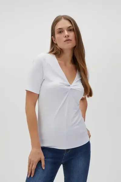 Marisse Women's T-Shirt L-Ts-4605 White