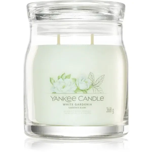 Yankee Candle White Gardenia vonná svíčka Signature 368 g