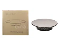 Rotary Display Stand for 1/18 1/24 1/64 1/43 Models Medium 10 Inches Wide With Mirror Top by Autoart