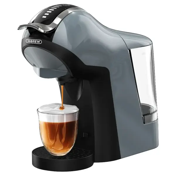 HiBREW H17 4-in-1 Capsule Coffee Maker Cold & Hot Brewing 20Bar Extraction 7 Levels of Water Adjust Touch Conctrol