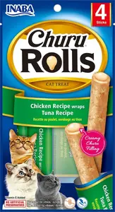 INABA Cat Churu Rolls - s tuňákem 4 x 10 g