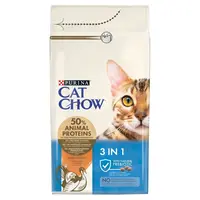 Cat Chow Adult 3in1 s krůtím 2 x 15 kg