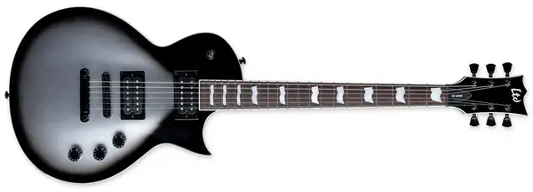 ESP LTD EC-256 Silver Sunburst Teardrop