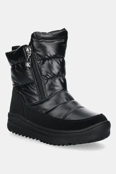 Dětské zimní boty Calvin Klein Jeans černá barva, V3A5-83140