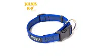 Julius-K9 Color & Gray pogumovaný modrý obojok 27-42 cm / 20 mm (220CG-B)