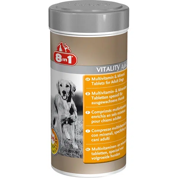 8 in 1 Vitality - Multivitamínové tabletky pre dospelých psov 70 tabliet