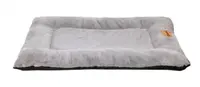 ZooBeeDoo Plush Mat pelech - sivá 124 x 74 x 9 cm