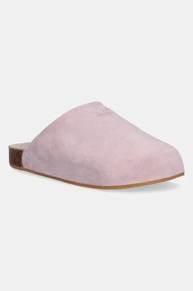 Semišové pantofle adidas Originals Adimule