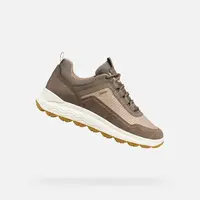 Beige women's sneakers Geox Spherica 4x4 B ABX - Women's