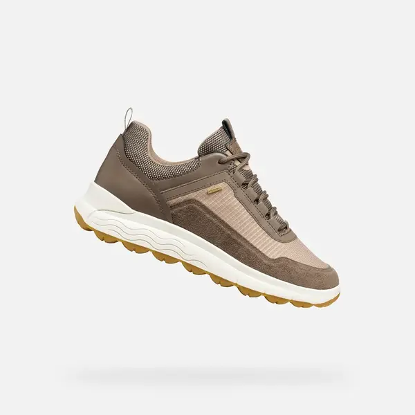 Beige women's sneakers Geox Spherica 4x4 B ABX - Women's