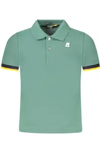 Dětské zelené polo triko s krátkým rukávem