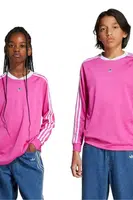 Dětské tričko s dlouhým rukávem adidas Originals růžová barva, s aplikací, JW2845