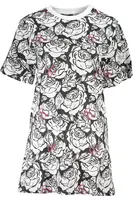 Krátké šaty CAVALLI CLASS s květinovým vzorem
