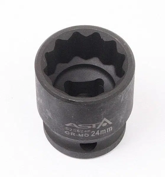 Hlavice nástrčná úderová 1/2" 21 mm, 12hranná - ASTA Velikost: 24 mm