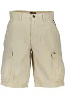 NAPAPIJRI MEN'S BEIGE BERMUDA PANTS