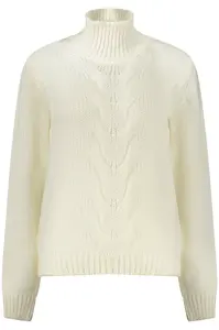 Dámský bílý svetr s rolákem