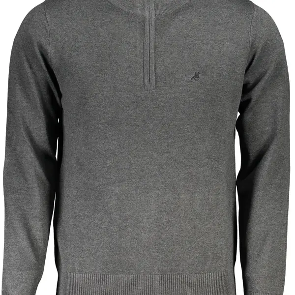 Pánský šedý svetr US Grand Polo