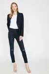 Koton Women's Blue Trousers
