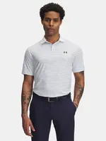 Pánské tričko Under Armour UA Drive Chill Printed Polo-WHT - Pánské