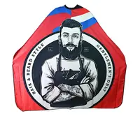 Pánska pláštenka na strihanie vlasov a fúzov Eurostil Professional Barber Shop Tatoo (07936) + darček zadarmo