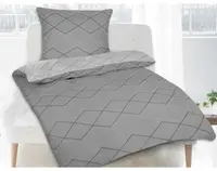 Obliečky Henrike, šedá bavlna%