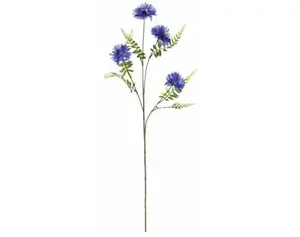 Umelá kvetina Chrpa 65 cm, modrá%
