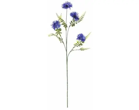 Umelá kvetina Chrpa 65 cm, modrá%