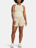 Béžové dámske kraťasy Under Armour Flex Woven 3in Crinkle