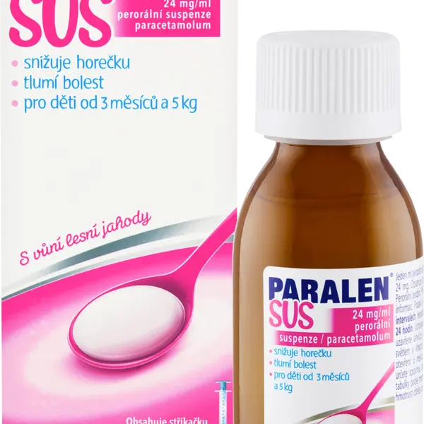 PARALEN SUS 24mg/ml perorální suspenze 100 ml