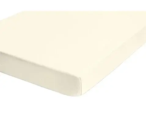 Napínacie prestieradlo Jersey Castell 140x200 cm, krémové%