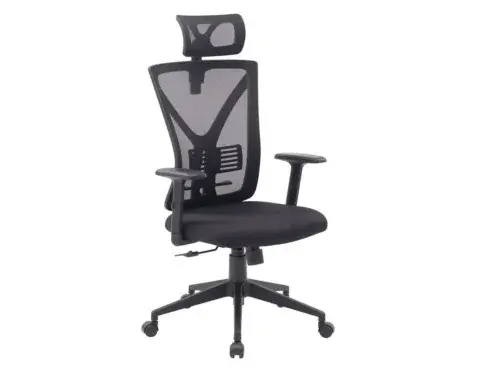 Kancelárska stolička Image, čierna látka%