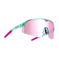 Sportovní sluneční brýle Tripoint Lake Victoria Small Transparent Neon Turquoise Brown /w Pink Multi Cat.3